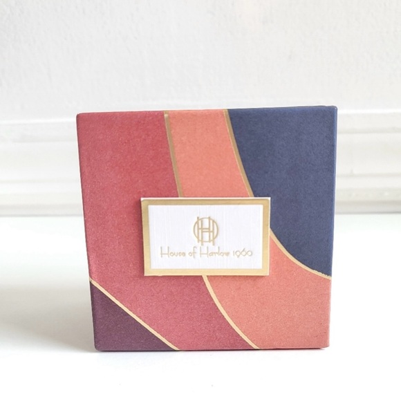 House of Harlow Elegant Gold Hoop Earrings - Picture 6 of 6